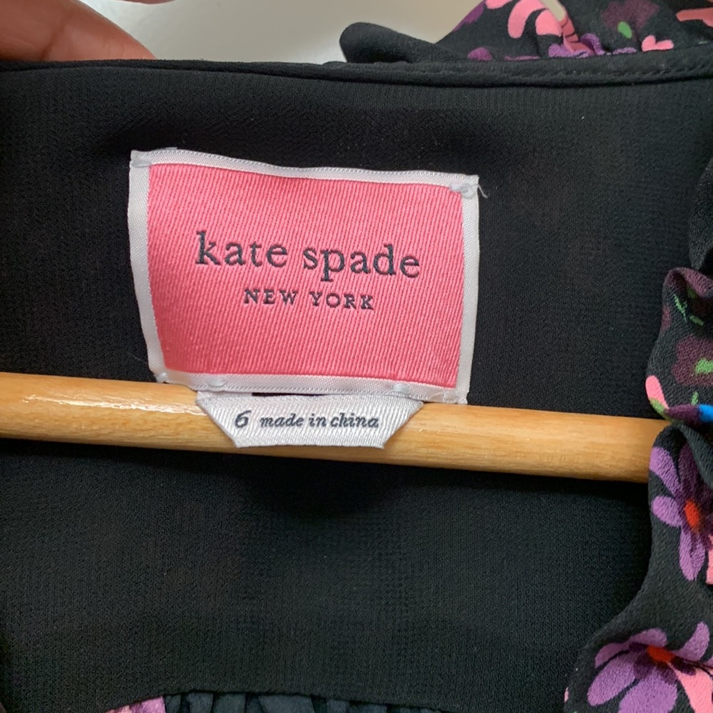 KATE SPADE
Bora Floral Print Fit & Flare Dress - Picture 11 of 14